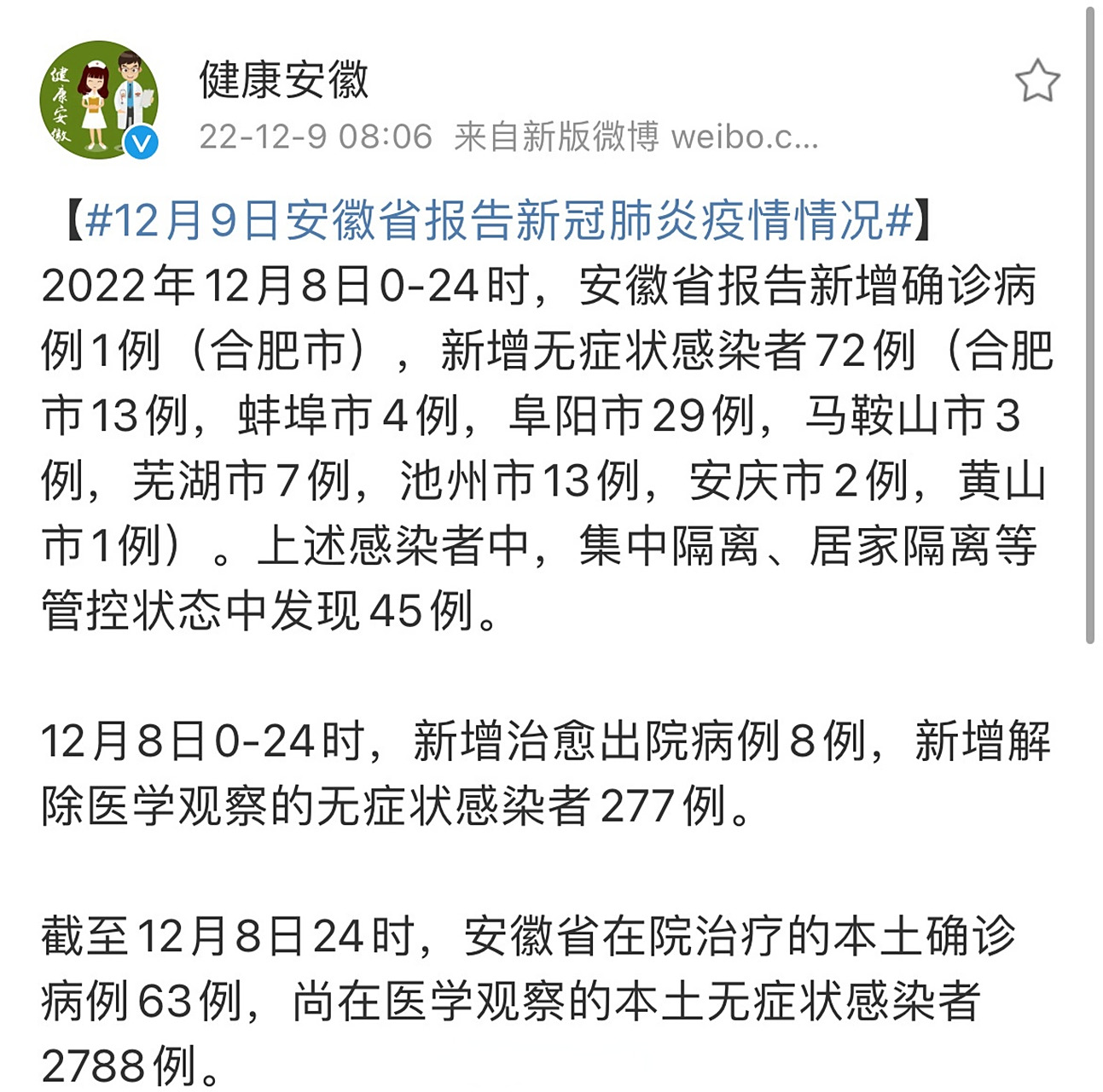 疫情通报，安徽省最新情况分析及防控措施