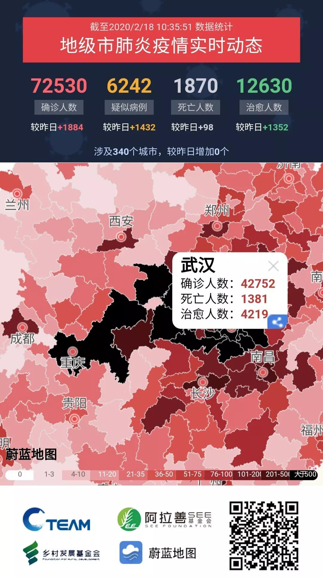 河北武汉疫情最新数据消息汇总