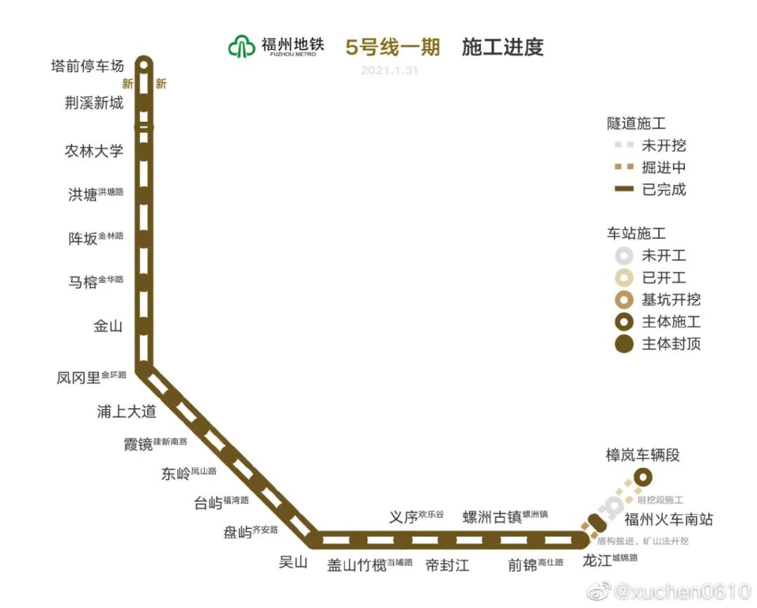 揭秘福州地铁5号线运营时间，开启便捷出行新篇章